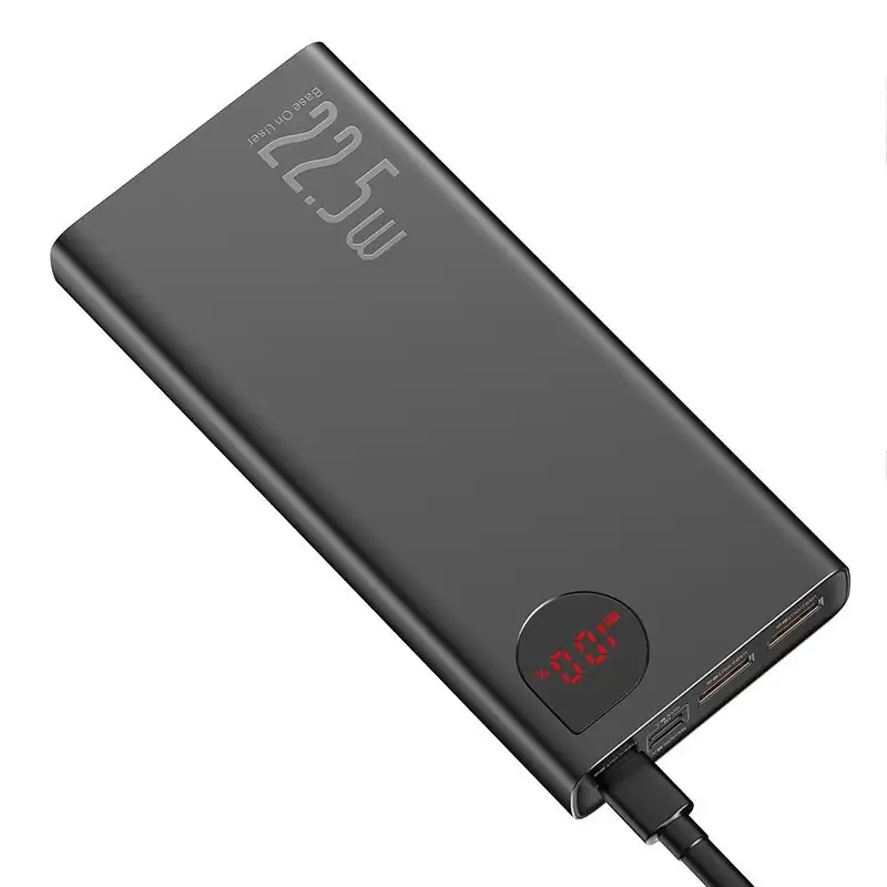 BASEUS ADAMAN METAL DIGITAL DISPLAY POWER BANK - 20000MAH - BLACK-000611